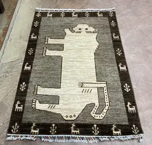 New Grey Afghanistan Gabbeh 3' X 5'