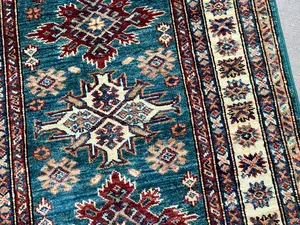 New Green Afghanistan Kazak 2'-6"x4'