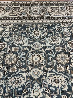 Vintage Blue Persian Hamadan 10' X 14'