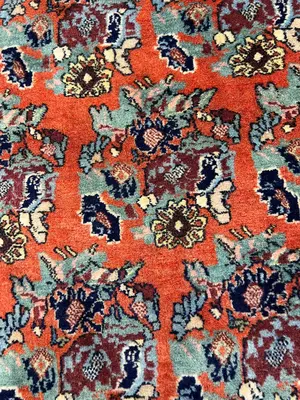 Vintage Rust Persian Bijar 7' X 10'