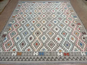 New Multi Afghanistan Kelim 8' X 10'