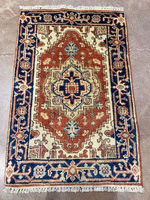 New Rust India Heriz 2' X 3'