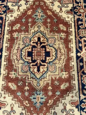 New Rust India Heriz 2' X 3'