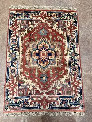 New Rust India Heriz 2' X 3'