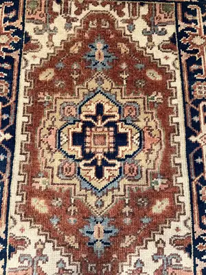 New Rust India Heriz 2' X 3'