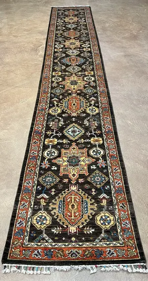 New Black Afghanistan Karajeh Runner