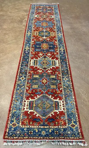 New Red Afghanistan Karajeh Runner