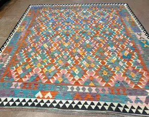 New Multi Afghanistan Kelim 8' X 10'
