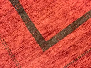 New Red India Fine Indo Gabbeh 3' X 5'