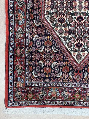 Vintage Navy Persian Bijar 3' X 5'