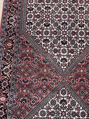 Vintage Red Persian Bijar Runner