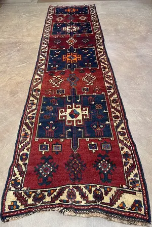 Vintage Red Turkey Anatolian Remnant Runner