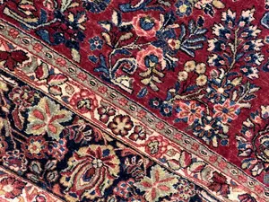 Antique Red Persian Saruk 9' X 12'