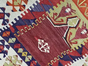 Vintage Multi Turkey Anatolian Kelim 3' X 5'