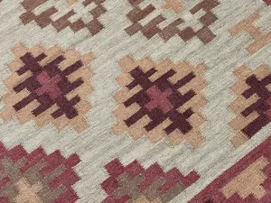 New Beige India Kelim 10' X 14'