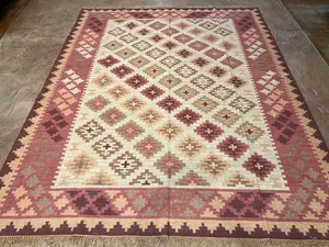 New Beige India Kelim 8' X 10'