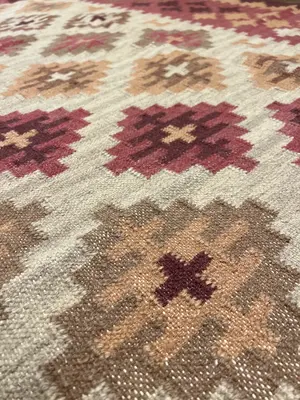 New Beige India Kelim 8' X 10'