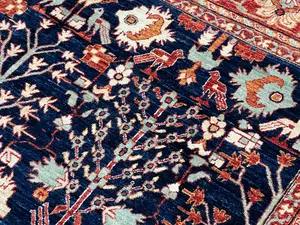 New Navy Afghanistan Modern Tribal 8' X 10'