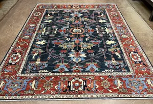 New Navy Afghanistan Modern Sultanabad 8' X 10'