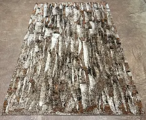 New Brown Afghanistan Abstract Modern 4' X 6'
