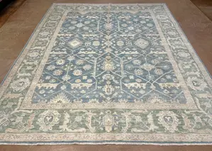 New Blue Afghanistan Oushak Khotan 8' X 10'