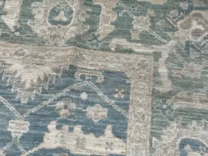 New Blue Afghanistan Oushak Khotan 8' X 10'