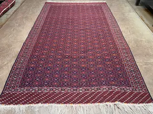 Vintage Red Afghanistan Sumak 7' X 10'