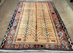 New Gold Persian Gabbeh 7' X 10'