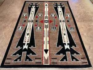 New Brown Afghanistan Navajo 6' X 9'