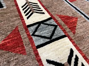 New Brown Afghanistan Navajo 6' X 9'