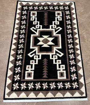 New Black Afghanistan Navajo 3' X 5'