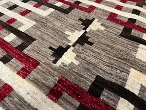 New Brown Afghanistan Navajo 9' X 12'