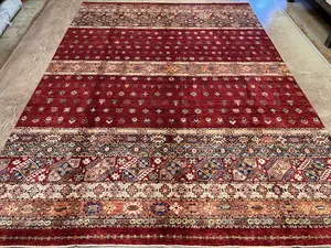New Red Afghanistan Khorjin 9' X 12'