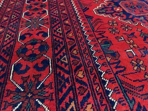 New Red Afghanistan Khal Mohammadi 9' X 12'