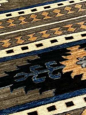 New Brown Afghanistan Navajo Runner