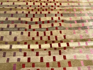 New Tan Persian Rag Weave 7' X 10'