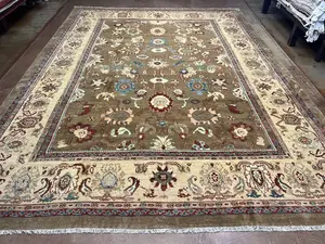 Vintage Brown Persian Sultanabad 10' X 14'