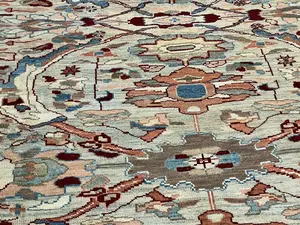 Vintage Blue Persian Sultanabad 10' X 14'
