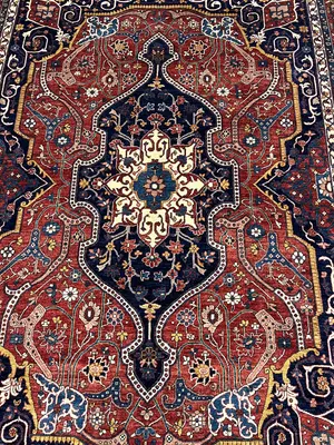 New Navy Afghanistan Modern Farahan 9' X 12'