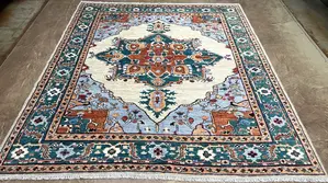 New Beige Afghanistan Oushak Heriz 8' X 10'