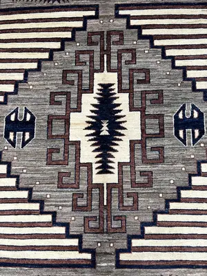 New Grey Afghanistan Oushak Navajo 8' X 10'