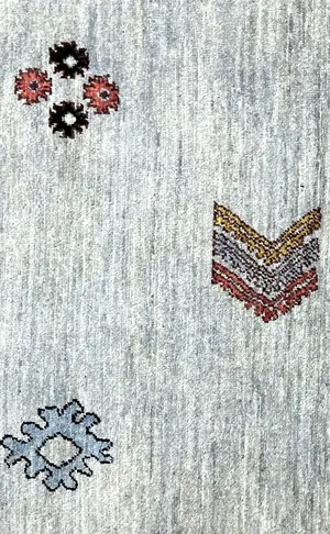 New Grey Afghanistan Gabbeh 3' X 5'