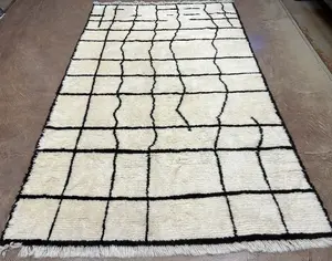 Vintage Ivory Morocco Moroccan 7' X 10'