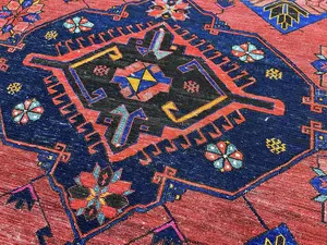 Vintage Red Caucasian Sumak 7' X 10'