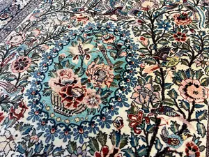 Vintage Ivory Turkey Silk Keysari 2'-6"x4'