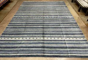 New Blue Afghanistan Gabbeh 10' X 14'