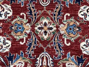 New Red Afghanistan Sultanabad Round Round