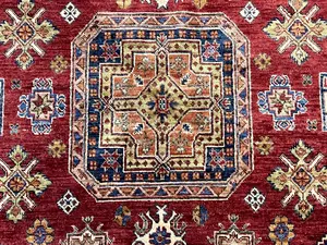 New Red Afghanistan Kazak Round Round