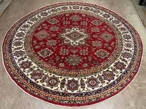New Red Afghanistan Kazak Round Round