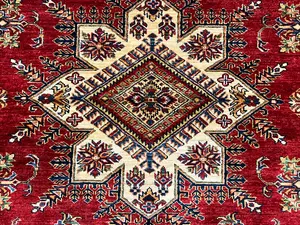 New Red Afghanistan Kazak Round Round